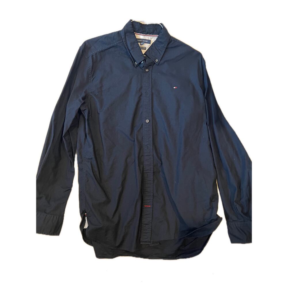Tommy Hifiger Regular Fit Button Down Long Sleeve Shirt Mens L